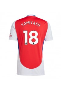 Arsenal Takehiro Tomiyasu #18 Jalkapallovaatteet Kotipaita 2024-25 Lyhythihainen